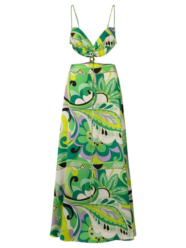 APART APART Лятна рокля  кремаво / кафяво / зелено / лилав