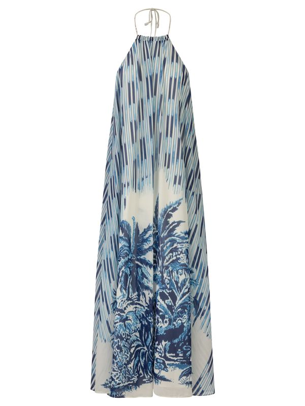 APART APART Лятна рокля  синьо / морскосиньо / бяло