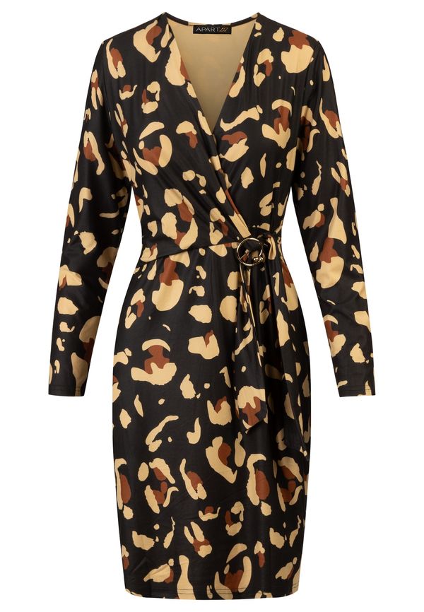 APART APART Рокля  кафяво / светлокафяво / тъмнокафяво