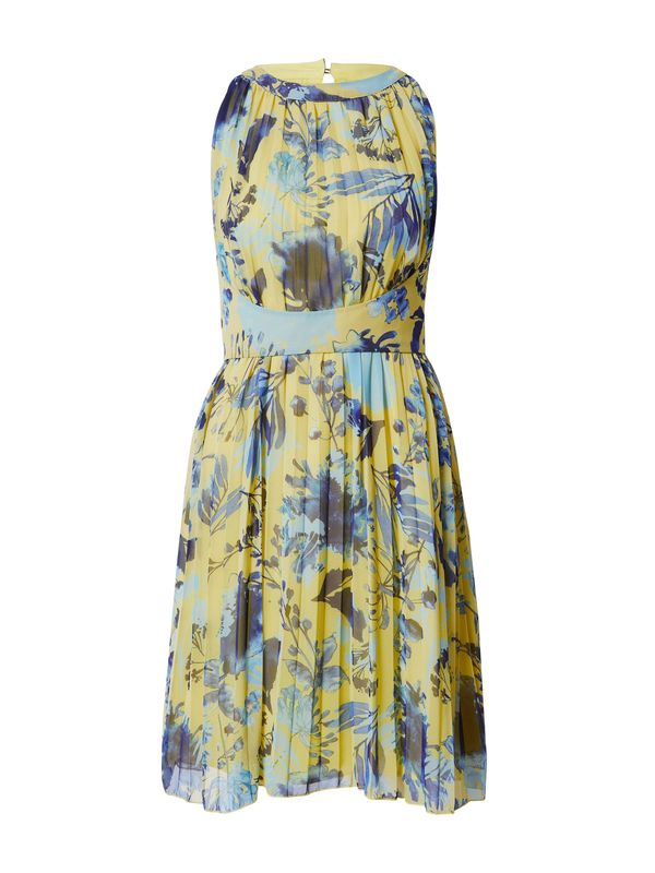 APART APART Рокля  нейви синьо / тюркоазен / лимон / черно