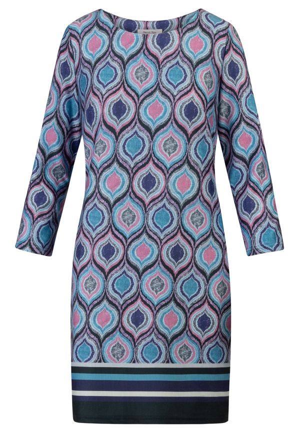 APART APART Рокля  тюркоазен / тъмнолилаво / светлорозово / черно