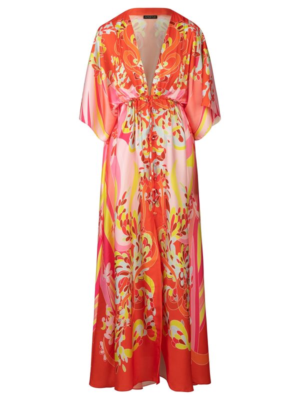 APART APART Рокля  тюркоазен / жълто / бледорозово / червено