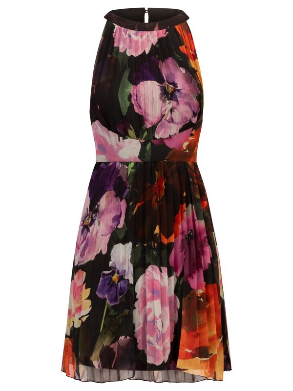 APART APART Рокля за коктейл  орхидея / боровинка / корал / черно