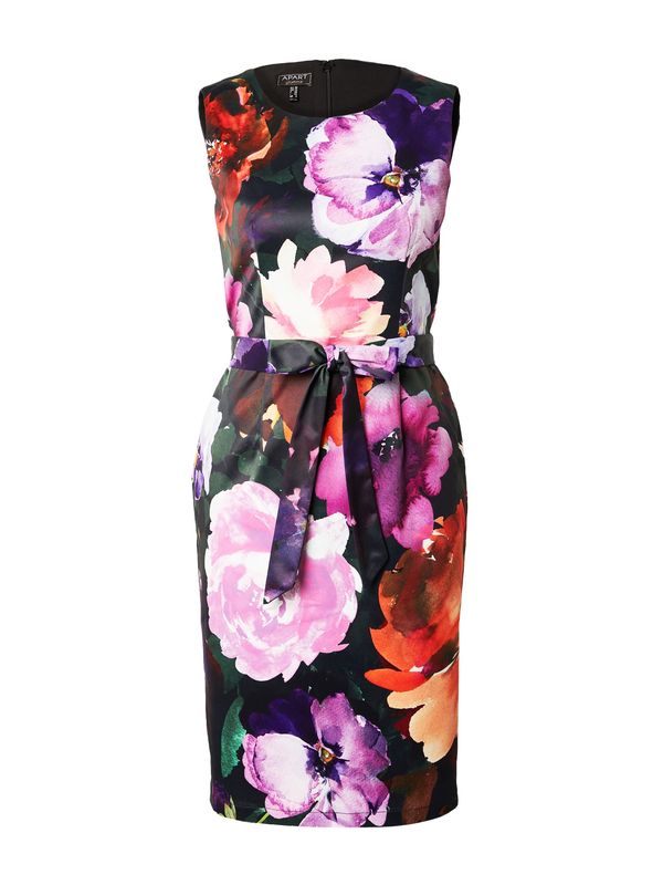 APART APART Рокля за коктейл  зелено / лилав / червено / черно