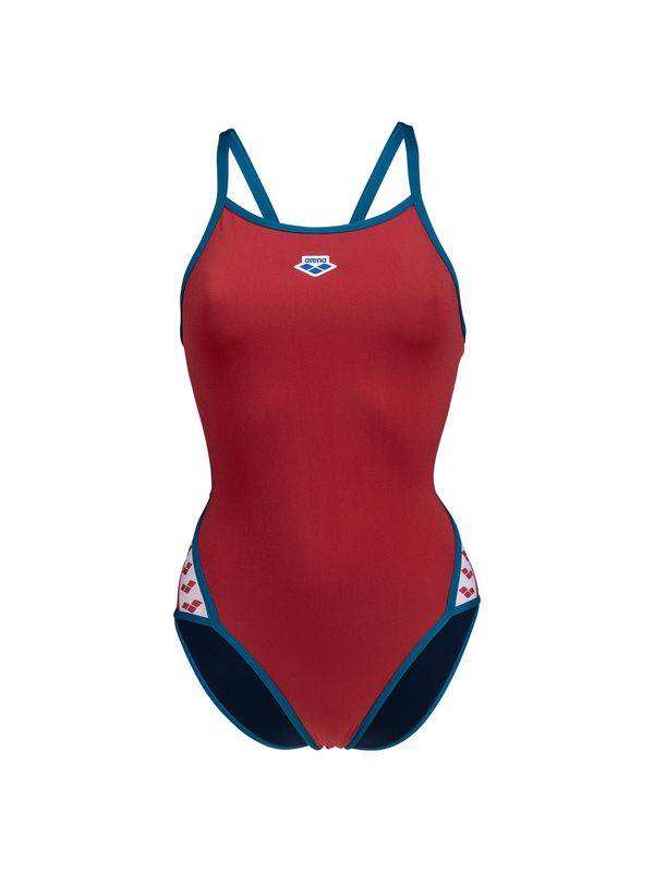 ARENA ARENA Спортен бански 'ICONS'  тъмносиньо / алено / бяло