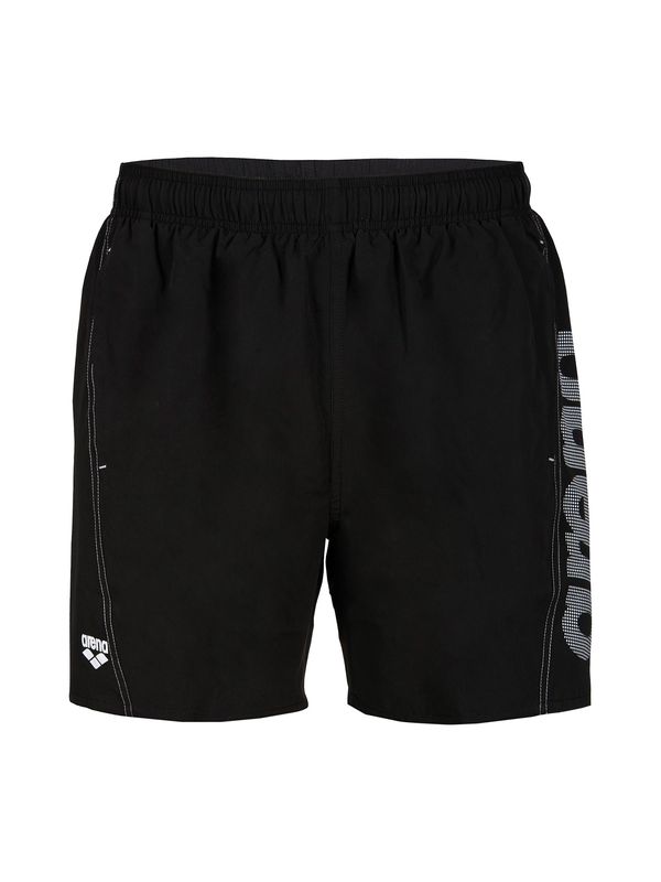 ARENA ARENA Спортен бански констюм 'LOGO BOXER'  светлосиво / черно