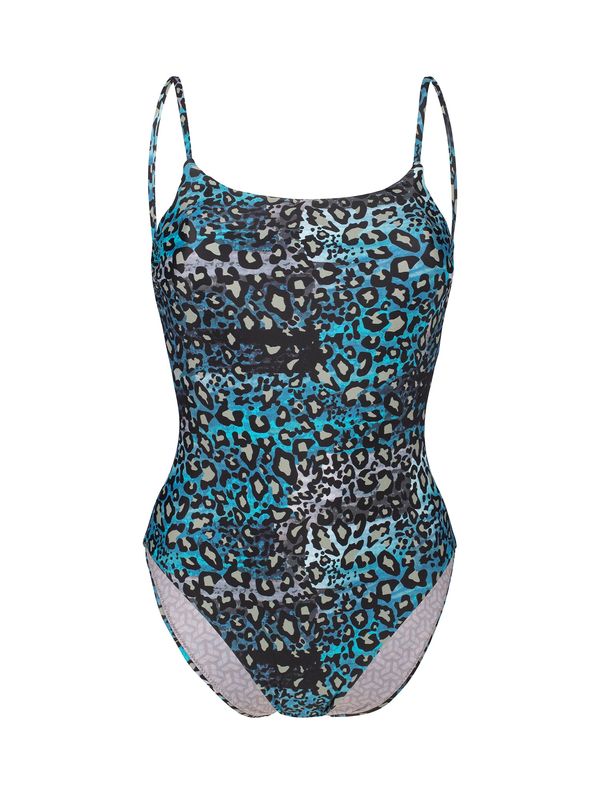 ARENA ARENA Спортен бански 'WATER PRINT'  синьо / таупе сиво / тъмносиво / черно