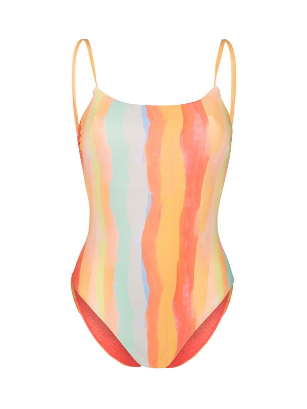 ARENA ARENA Спортен бански 'WATER PRINT'  синьо / зелено / оранжево / бяло