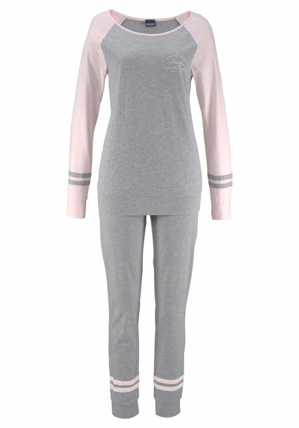 ARIZONA ARIZONA Пижама  сив меланж / светлорозово