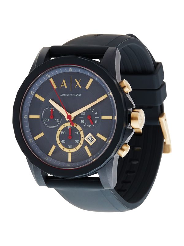 ARMANI EXCHANGE ARMANI EXCHANGE Аналогов часовник  нощно синьо / златистожълто / огнено червено / бяло