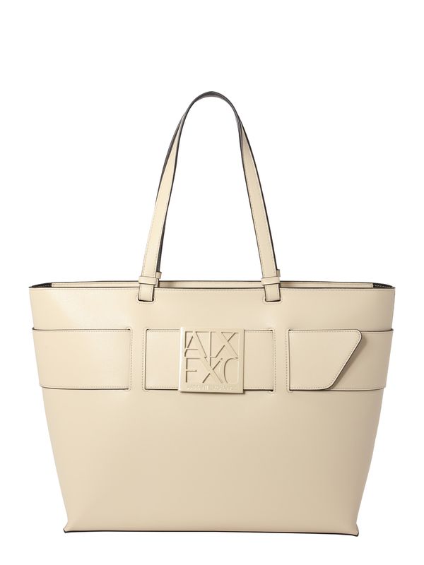 ARMANI EXCHANGE ARMANI EXCHANGE "Чанта тип ""Shopper"""  бежово