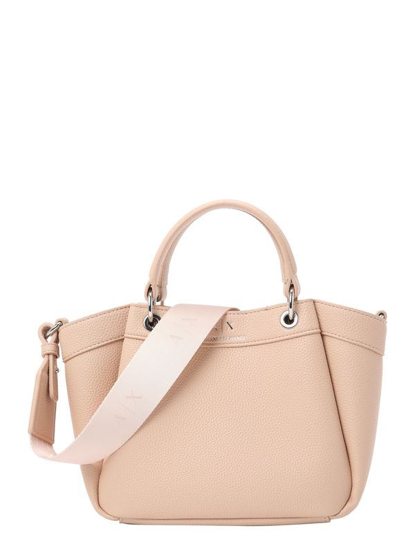 ARMANI EXCHANGE ARMANI EXCHANGE Дамска чанта  праскова / сребърно