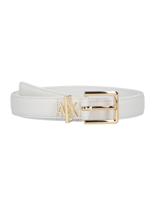 ARMANI EXCHANGE ARMANI EXCHANGE Колан  злато / мръсно бяло