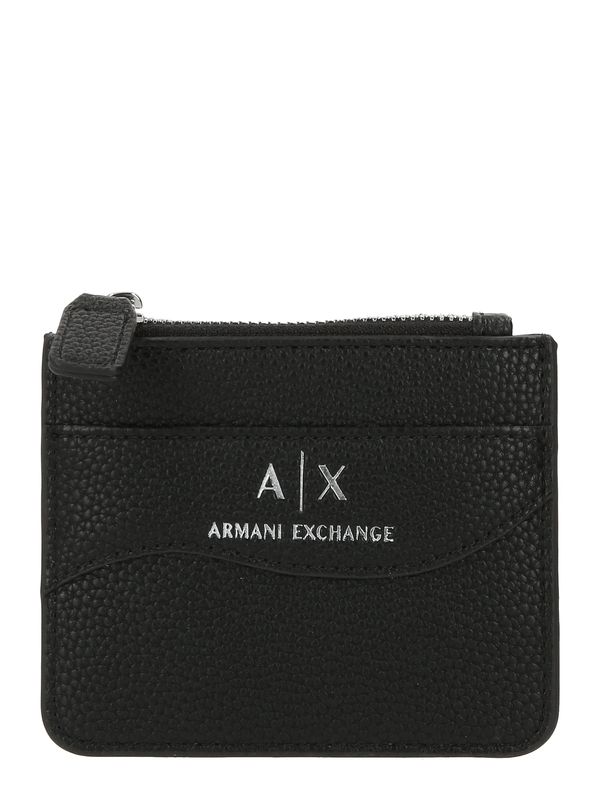 ARMANI EXCHANGE ARMANI EXCHANGE Несесер  черно / сребърно