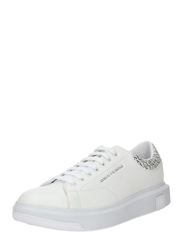 ARMANI EXCHANGE ARMANI EXCHANGE Ниски маратонки  черно / бяло