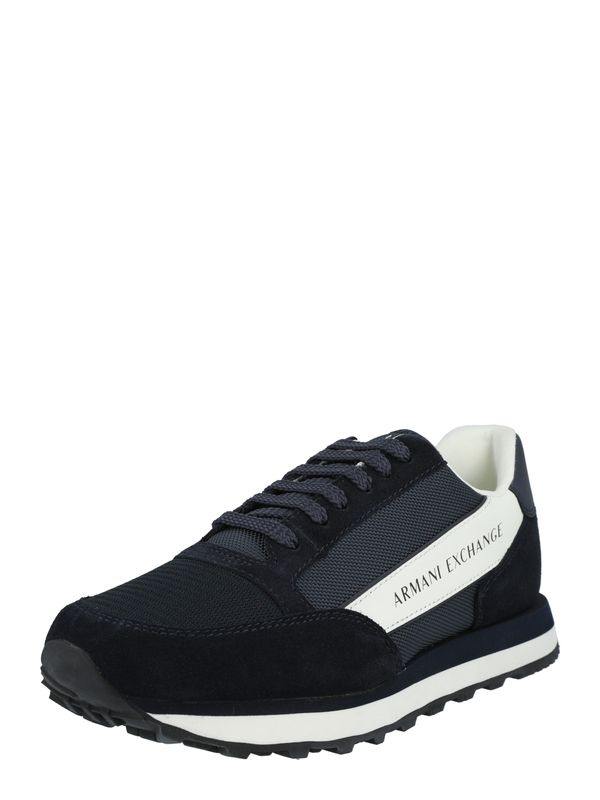 ARMANI EXCHANGE ARMANI EXCHANGE Ниски маратонки  нейви синьо / бяло