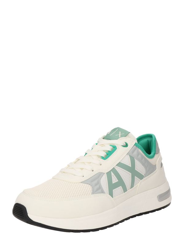 ARMANI EXCHANGE ARMANI EXCHANGE Ниски маратонки  пастелно зелено / светлозелено / мръсно бяло