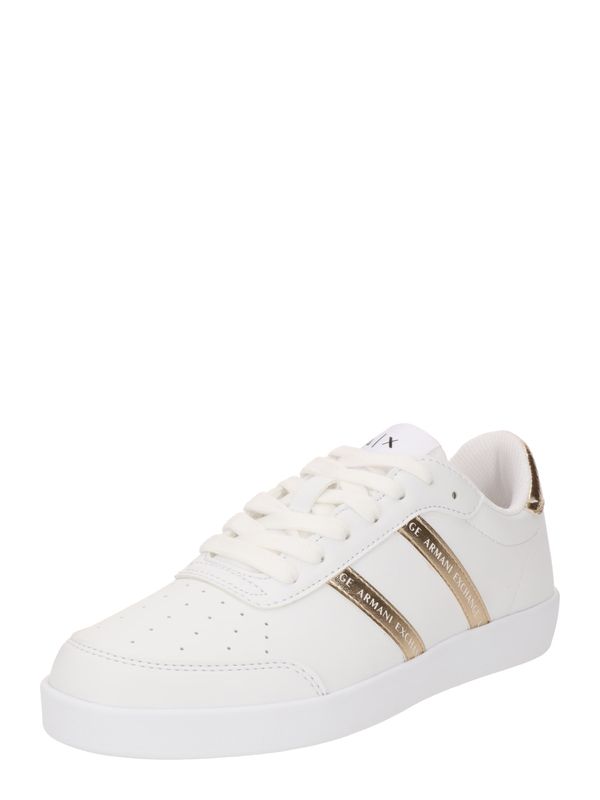 ARMANI EXCHANGE ARMANI EXCHANGE Ниски маратонки  злато / бяло