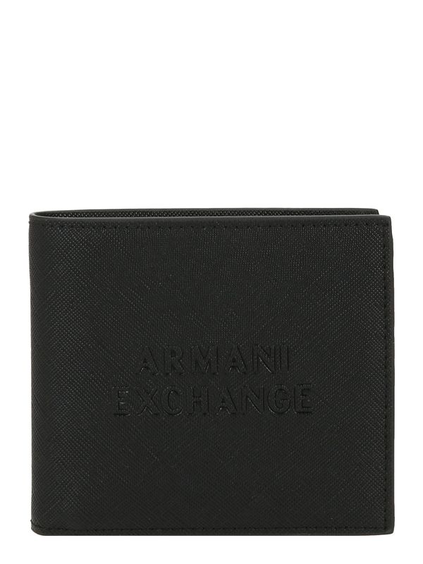ARMANI EXCHANGE ARMANI EXCHANGE Портмоне 'BIFOLD'  черно