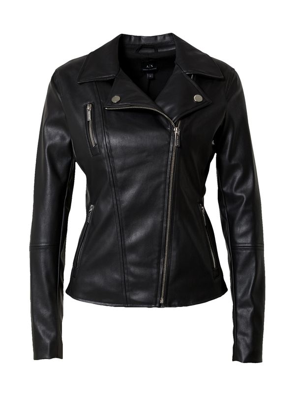 ARMANI EXCHANGE ARMANI EXCHANGE Преходно яке  черно / сребърно