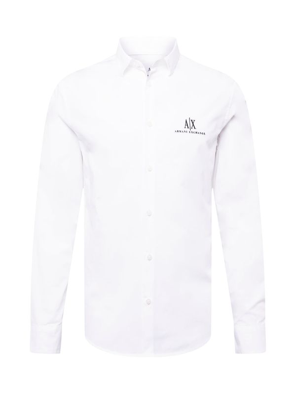 ARMANI EXCHANGE ARMANI EXCHANGE Риза  черно / бяло