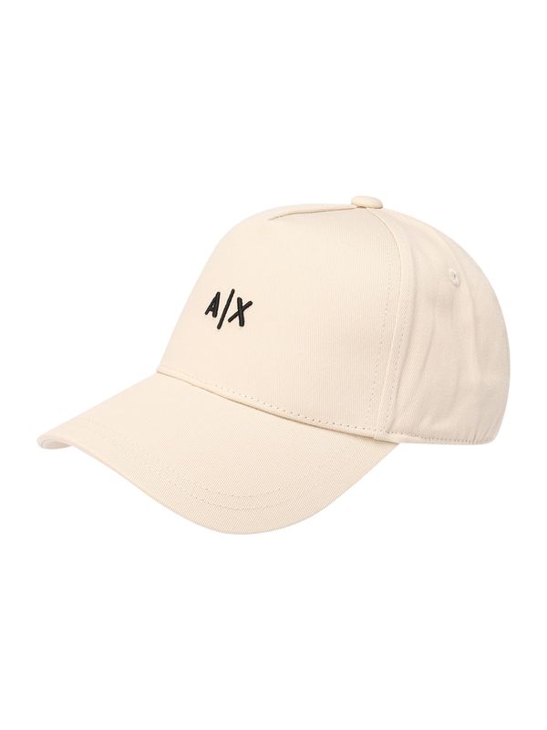 ARMANI EXCHANGE ARMANI EXCHANGE Шапка с козирка  цвят "пясък" / черно