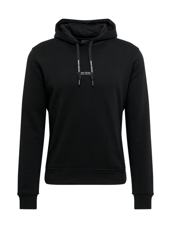 ARMANI EXCHANGE ARMANI EXCHANGE Суичър  черно / бяло