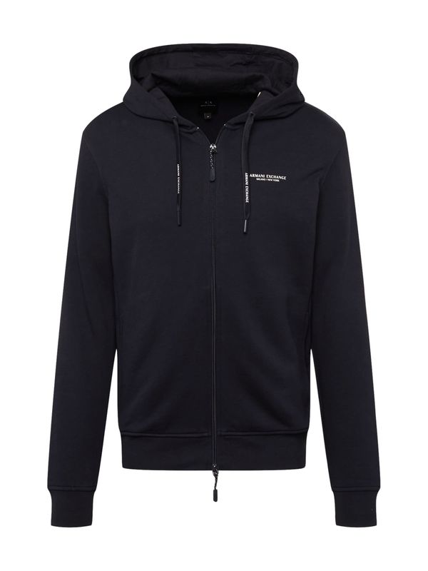 ARMANI EXCHANGE ARMANI EXCHANGE Суичър  нощно синьо / бяло