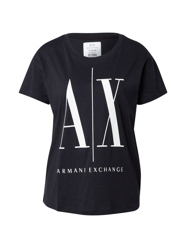 ARMANI EXCHANGE ARMANI EXCHANGE Тениска '8NYTCX'  нейви синьо / бяло