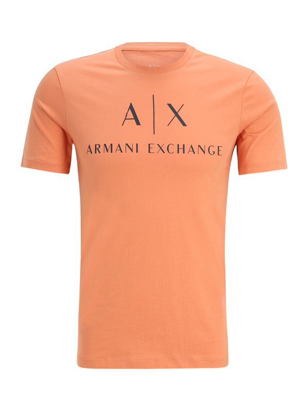 ARMANI EXCHANGE ARMANI EXCHANGE Тениска '8NZTCJ'  кайсия / черно