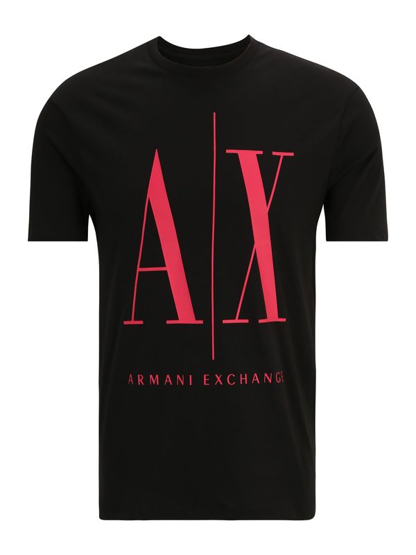 ARMANI EXCHANGE ARMANI EXCHANGE Тениска '8NZTPA'  розово / черно