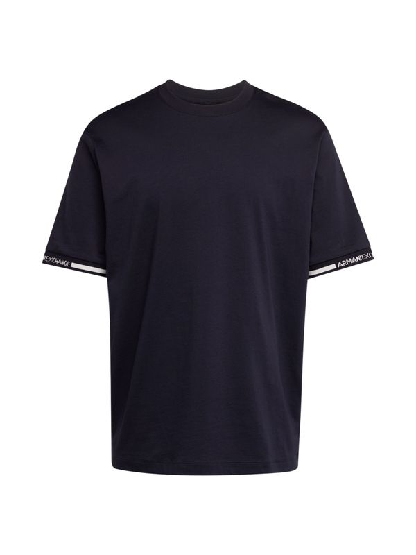 ARMANI EXCHANGE ARMANI EXCHANGE Тениска  нейви синьо / бяло