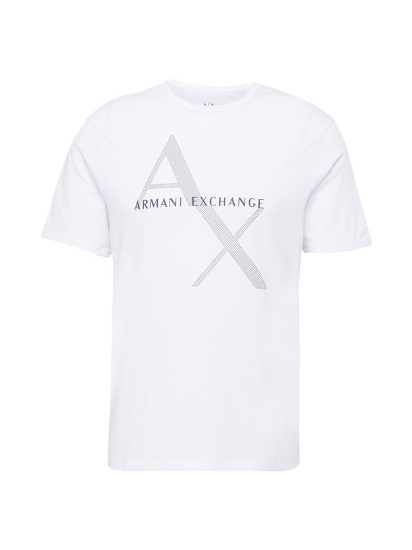 ARMANI EXCHANGE ARMANI EXCHANGE Тениска  нейви синьо / бяло