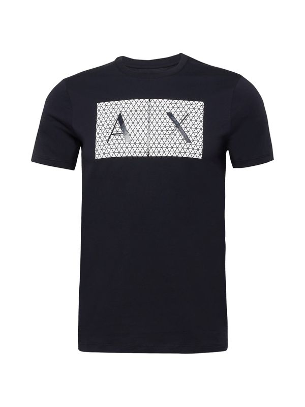 ARMANI EXCHANGE ARMANI EXCHANGE Тениска  тъмносиньо / бяло