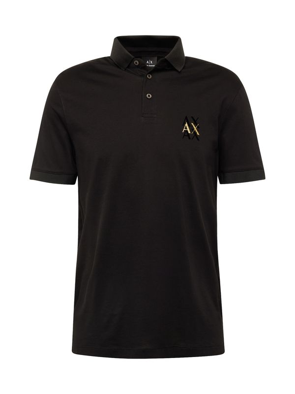 ARMANI EXCHANGE ARMANI EXCHANGE Тениска  злато / черно