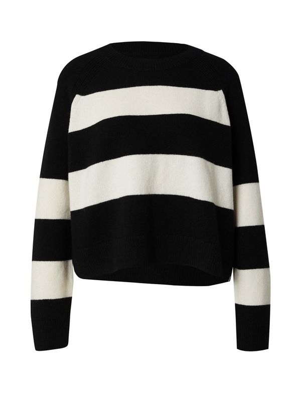 ARMEDANGELS ARMEDANGELS Пуловер 'DILIRIAA'  черно / бяло