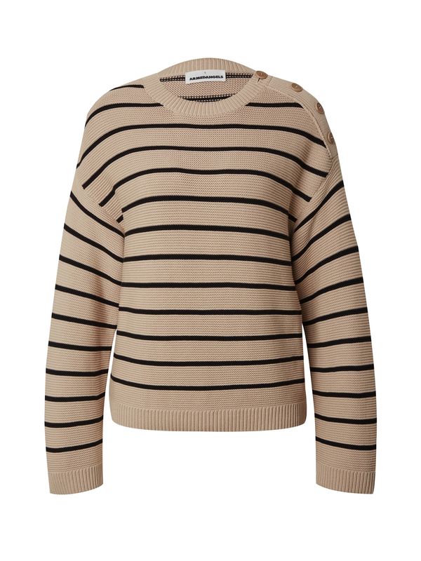 ARMEDANGELS ARMEDANGELS Пуловер 'LAVINAS'  бежово / черно