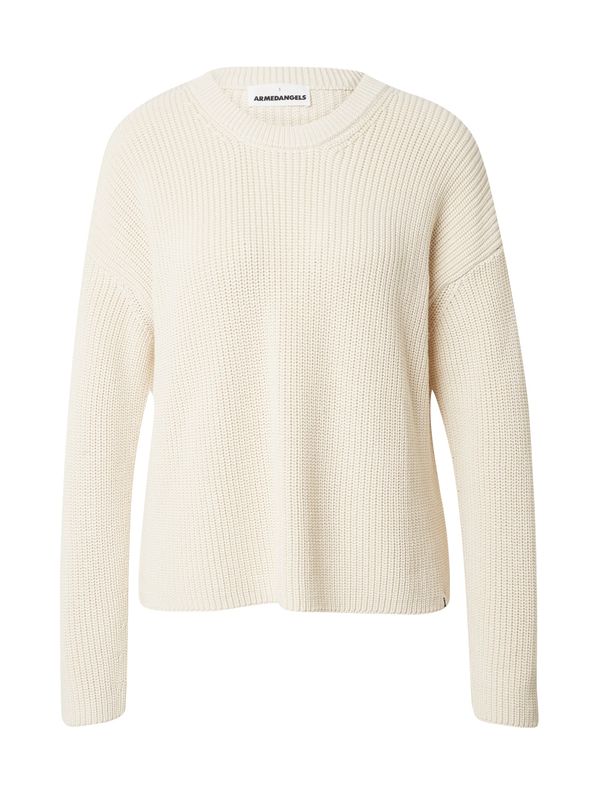 ARMEDANGELS ARMEDANGELS Пуловер 'NURIAA'  бял памук