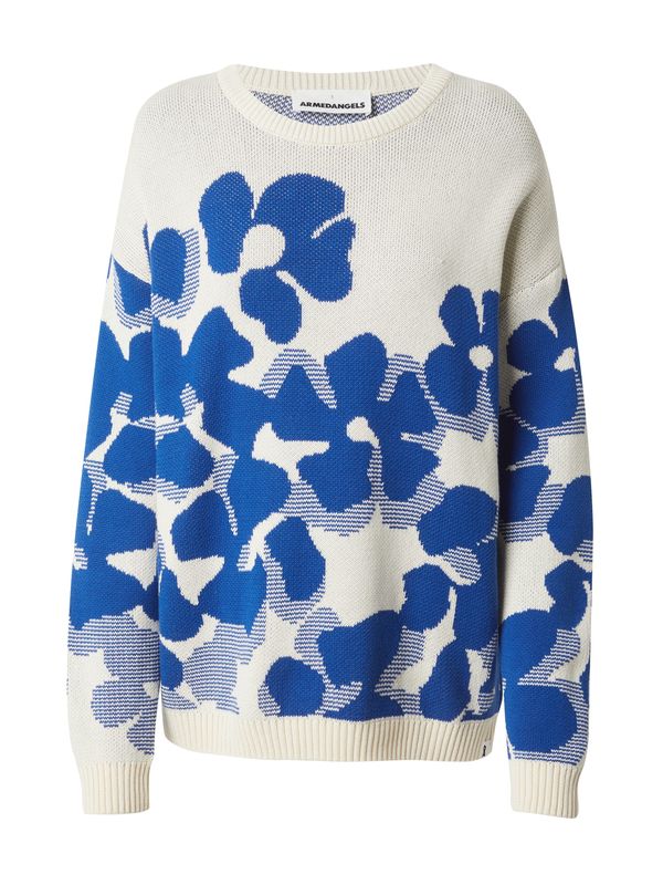 ARMEDANGELS ARMEDANGELS Пуловер 'OLESSYA'  светлобежово / синьо / светлосиньо
