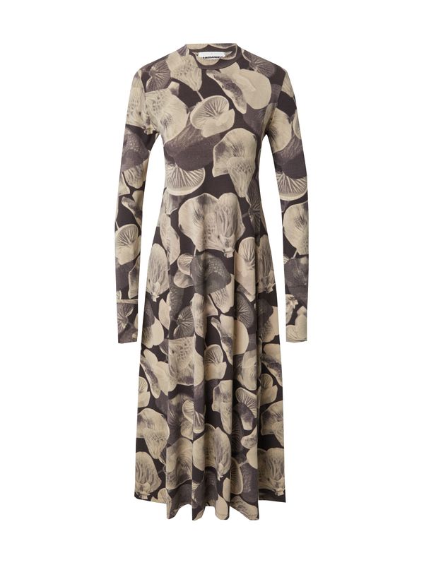 ARMEDANGELS ARMEDANGELS Рокля 'AZU NATURE'  светлобежово / антрацитно черно