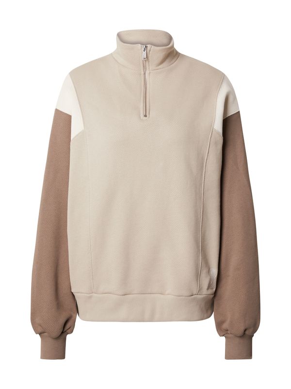 ARMEDANGELS ARMEDANGELS Суичър 'FRAAN'  бежово / кафяво / бяло