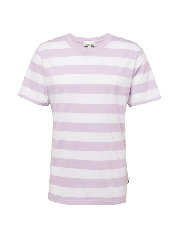 ARMEDANGELS ARMEDANGELS Тениска 'BAHA'  люляк / бяло