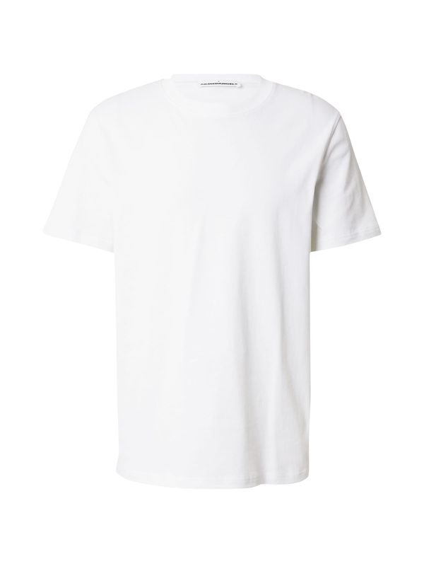 ARMEDANGELS ARMEDANGELS Тениска 'MAARKOS PATCH'  сиво / бяло