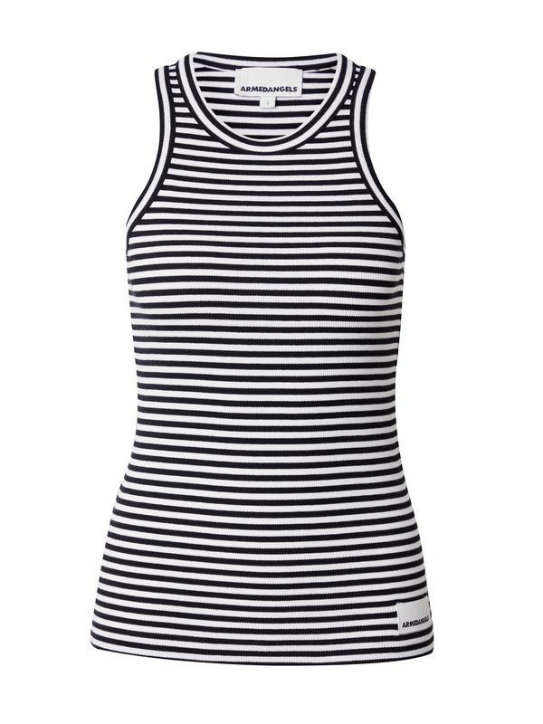 ARMEDANGELS ARMEDANGELS Топ 'KANITA'  черно / бяло