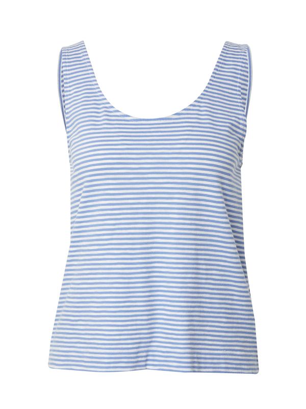 ARMEDANGELS ARMEDANGELS Топ 'Minaami Lita'  синьо / бяло