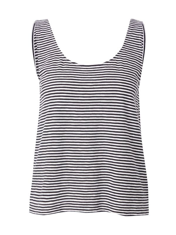 ARMEDANGELS ARMEDANGELS Топ 'MINAAMI'  тъмносиньо / бяло