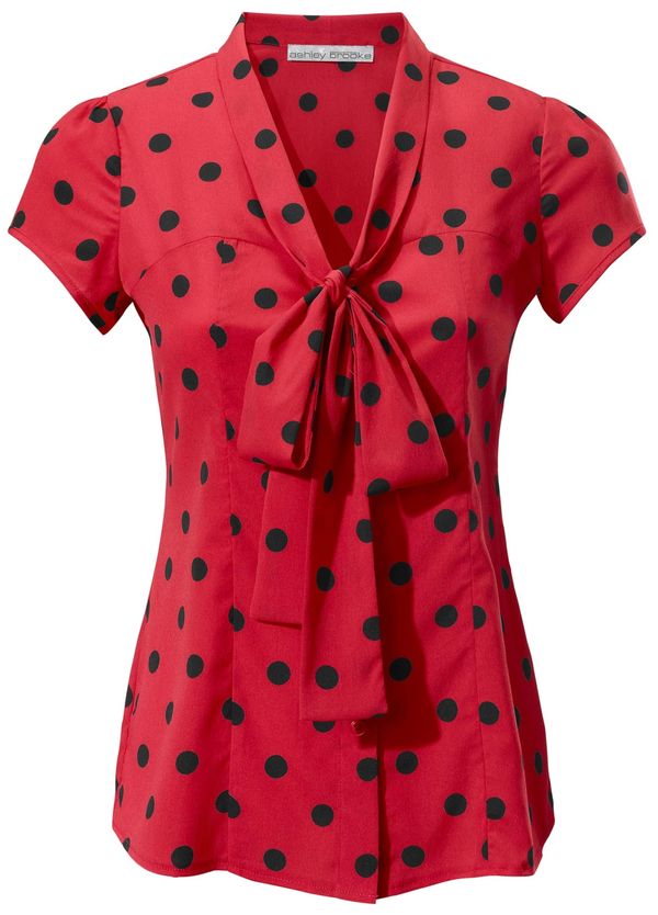 Ashley Brooke by heine Ashley Brooke by heine Блуза 'ASHLEY BROOKE'  червено / черно