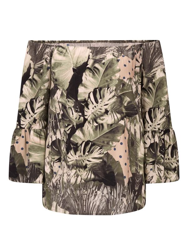 Ashley Brooke by heine Ashley Brooke by heine Блуза  бежово / нощно синьо / шоколад / тревнозелено