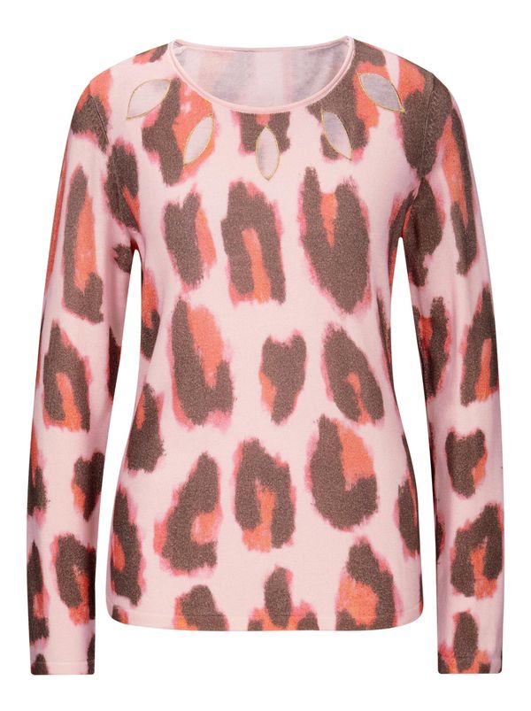 Ashley Brooke by heine Ashley Brooke by heine Пуловер  кафяво / злато / оранжево / розово