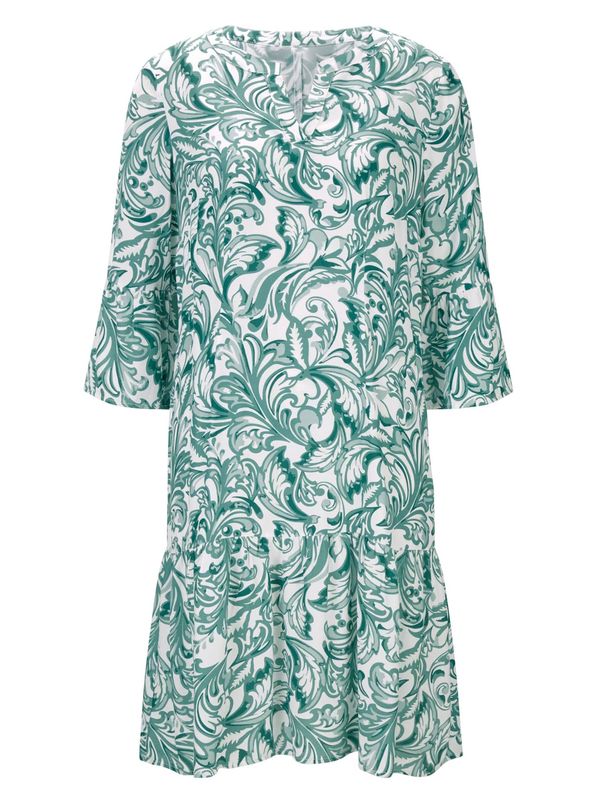 Ashley Brooke by heine Ashley Brooke by heine Рокля  смарагдово зелено / мента / бяло